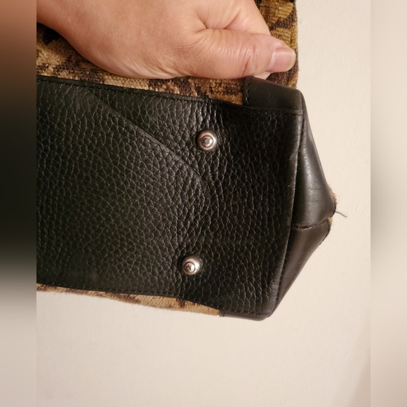 Vintage Brighton Tapestry Animal Print Large purse Satchel - Picture 9 of 9